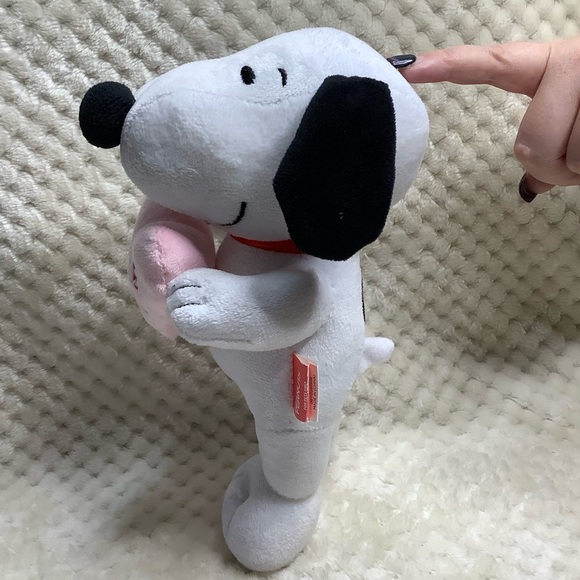 Peanuts Fetch for Pets Plush Snoopy Dog Stuffed Animal Squeaker Toy w Pillow - Picture 5 of 9